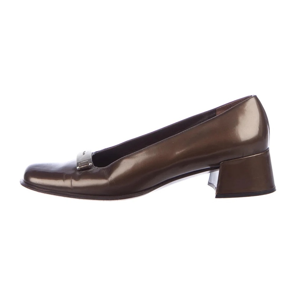 Prada patent leather pumps
